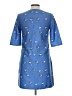 Brigitte Bailey 100% Polyester Blue Casual Dress Size L (estimated) - photo 2