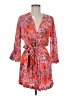 Zara Basic 100% Viscose Floral Pink Casual Dress Size M - photo 1