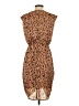 Express Animal Print Brown Cocktail Dress Size S - photo 2