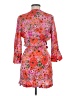 Zara Basic 100% Viscose Floral Pink Casual Dress Size M - photo 2