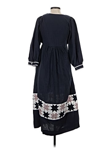 Madewell Quilted Patchwork Midi Dress (view 2)