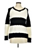 Wet Seal Stripes Black Pullover Sweater Size L - photo 1