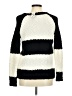 Wet Seal Stripes Black Pullover Sweater Size L - photo 2