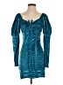 ASOS 100% Polyester Teal Cocktail Dress Size 4 - photo 1