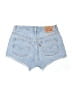 Levi's 100% Cotton Blue Denim Shorts Size 27 waist - photo 2