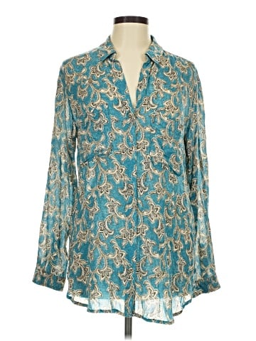 Pilcro Long Sleeve Blouse (view 1)