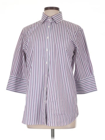 Faconnable 3/4 Sleeve Button-Down Shirt (view 1)