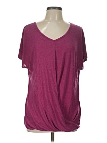 Tangerine Short Sleeve Top (view 1)