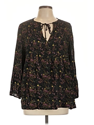 Lucky Brand 3/4 Sleeve Blouse (view 1)