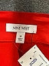 Nine West Solid Red Casual Dress Size M - photo 4