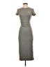 Assorted Brands Solid Gray Casual Dress Size 2 - photo 1