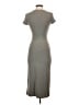 Assorted Brands Solid Gray Casual Dress Size 2 - photo 2