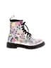 Dr. Martens Floral Pink Ankle Boots Size 6 - photo 1
