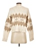 GU Chevron-herringbone Ivory Pullover Sweater Size S - photo 2