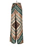 Cider Print Teal Casual Pants Size S - photo 1