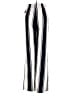 Rinascimento Stripes Ivory Casual Pants Size S - photo 2