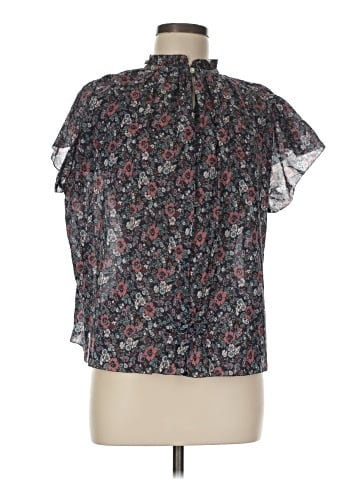 Birds of Paradis by Trovata Short Sleeve Blouse (view 1)