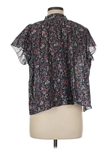 Birds of Paradis by Trovata Short Sleeve Blouse (view 2)