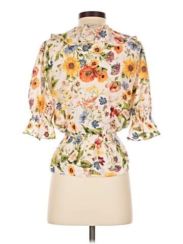 Philosophy Republic Clothing 3/4 Sleeve Blouse (view 2)