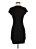 Zara Solid Black Casual Dress Size S - photo 1