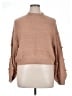 Lush 100% Acrylic Tan Turtleneck Sweater Size L - photo 1