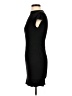 Zara Solid Black Casual Dress Size S - photo 5