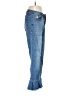 Earl Jean Chevron-herringbone Blue Jeans Size 4 - photo 4