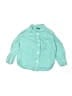 Baby Gap 100% Cotton Green Long Sleeve Button-Down Shirt Size 18-24 mo - photo 1