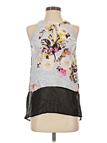 Piko Sleeveless Silk Top (view 1)