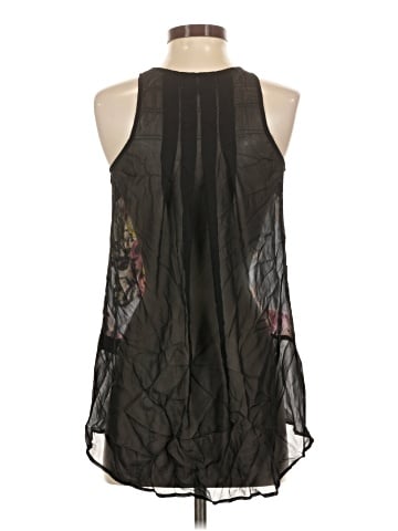 Piko Sleeveless Silk Top (view 2)