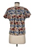 FRNCH Tan Short Sleeve Blouse Size M - photo 2