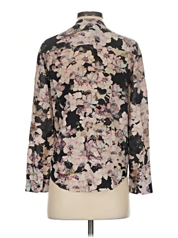 Rebecca Taylor Long Sleeve Silk Top (view 2)