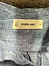 Everlane 100% Flax Blue Long Sleeve Button-Down Shirt Size 16 - photo 7