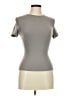 SKIMS Gray Short Sleeve Turtleneck Size M - photo 1