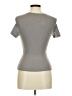SKIMS Gray Short Sleeve Turtleneck Size M - photo 2