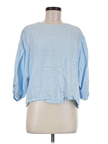 Velvet 3/4 Sleeve Top (view 1)