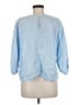 Velvet 100% Linen Blue 3/4 Sleeve Top Size M - photo 2