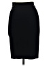 BCBGMAXAZRIA Solid Black Formal Skirt Size M - photo 2