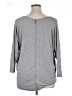 MICHAEL Michael Kors Gray 3/4 Sleeve Top Size XL - photo 2