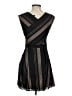 BCBGMAXAZRIA Graphic Black Cocktail Dress Size S - photo 2