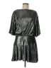 Free People Metallic Silver Cocktail Dress Size M - photo 1