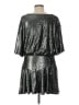 Free People Metallic Silver Cocktail Dress Size M - photo 2
