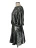Free People Metallic Silver Cocktail Dress Size M - photo 5