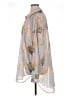 ASOS Design 100% Polyester Floral Tan Long Sleeve Blouse Size 16 - photo 5
