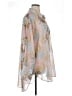 ASOS Design 100% Polyester Floral Tan Long Sleeve Blouse Size 16 - photo 4