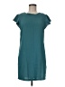 Adrienne Vittadini 100% Polyester Solid Teal Casual Dress Size 6 - photo 1
