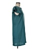 Adrienne Vittadini 100% Polyester Solid Teal Casual Dress Size 6 - photo 4