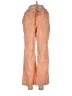 Unbranded 100% Rayon Checkered-gingham Orange Casual Pants Size L - photo 1