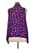 ModCloth 100% Rayon Blue Sleeveless Button-Down Shirt Size 1X - photo 2