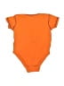 Team Apparel 100% Cotton Orange Short Sleeve Onesie Size 0-3 mo - photo 2